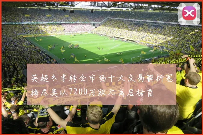 英超冬季转会市场十大交易解析塞梅尼奥以7200万欧元高居榜首